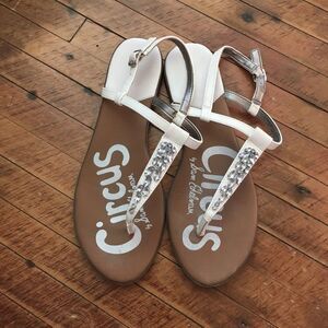 Circus Sam Edelman jeweled thong sandals